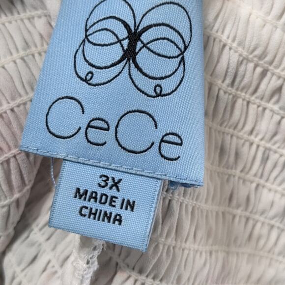 CeCe floral smocked chiffon maxi dress 7439903 - Picture 2 of 6